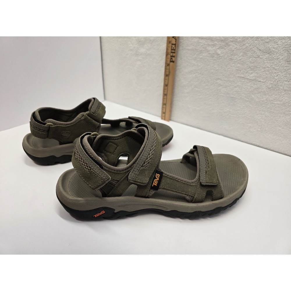 Teva Sport Hiking Sandals Olive Green Hook Loop Men's Size 10 - Picture 6 of 8